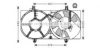 AVA QUALITY COOLING DN7515 Fan, radiator